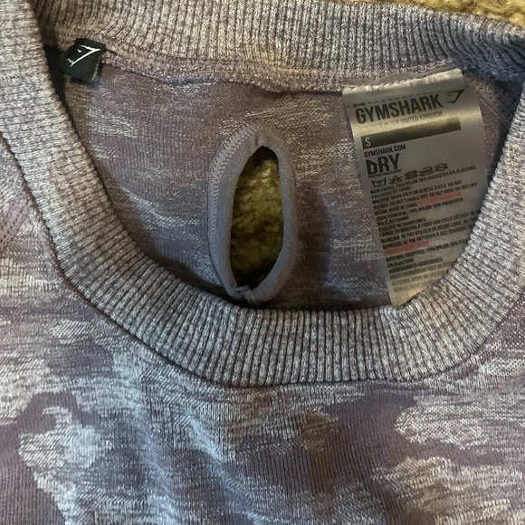 Gymshark Camo Seamless Long Sleeve Crop Top - Small - Picture 4 of 4